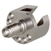 Pièce usinée en acier Inox 316L sur un tour multi axes et centre d'usinage 